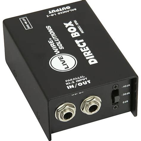 do electric guitard snd keyboards need passive direct boxes|direct box sound.